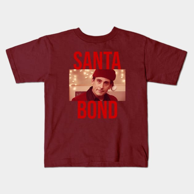 Santa Bond (Michael Scott) (The Office) Kids T-Shirt by wls